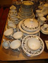 Royal Doulton Burgundy 64 Piece Dinner Service