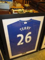 Chelsea FC Signed Shirt Titled John Terry