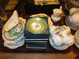 Royal Albert Moss Rose 9 Piece Tea Set, Minton and Other China