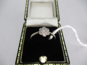 18ct Gold Diamond Cluster Ring