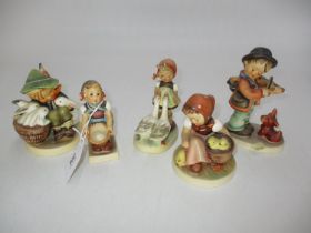 Five Hummel Figures