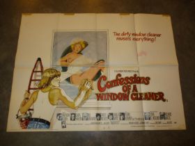 1970's Cinema Poster - Confessions of a Window Cleaner