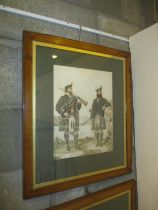 K. McLeay, Three Framed Prints of Highlanders