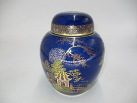 Carltonware Pagoda Decorated Ginger Jar, 19cm