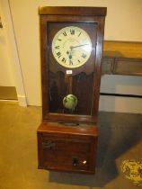 The Gledhill-Brook Time Recording Clock, Early 20th Century, Oak Cased