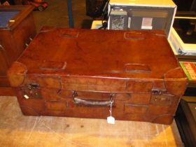 Vintage Leather Suitcase for M.R. Davidson