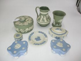 Eight Wedgwood Jasper China Pieces