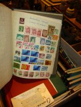 Box of Stamps, First Day Covers etc