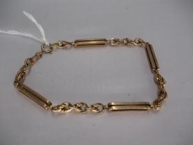 9ct Gold Bracelet, 11.3g