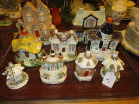 Nine Victorian Pottery Cottages