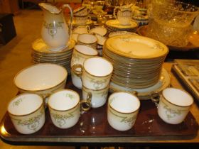 Victorian Porcelain 38 Piece Tea Set