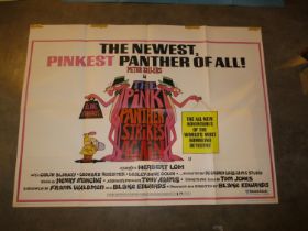 Two 1970's Cinema Posters - Revenge of The Pink Panther and The Pink Panther Strikes Again