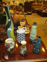 West German and Other Vases
