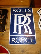 Rolls Royce Wall Plaque