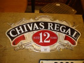 Chivas Regal Plaque