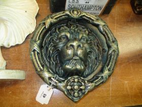 Lion Head Doorknocker