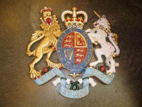 UK Coat of Arms Plaque