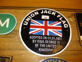 Union Jack Plaque