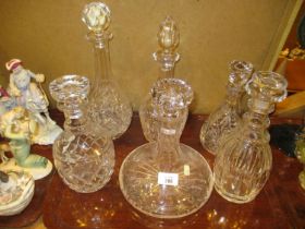 Six Decanters