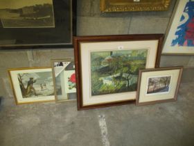 Two James McIntosh Patrick Prints, Vera Neuman Pictures and Shooting Print