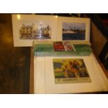 Selection of St. Andrews Prints and 3 Oriental Scrolls