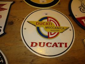 Ducati Motorcycle Plaque