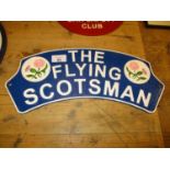 Flying Scotsman and Thistle Sign