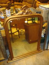 Victorian Style Overmantel Mirror, 109x90cm