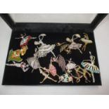 Collection of Ballerina Brooches etc