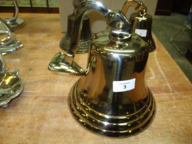 8" Brassed Aluminium Bell