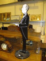 Butler with Tray Figures, 95cm