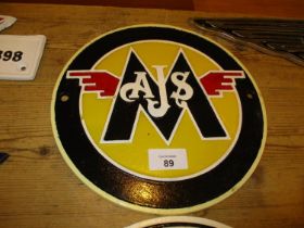 AJS/Matchless Motorcycle Plaque