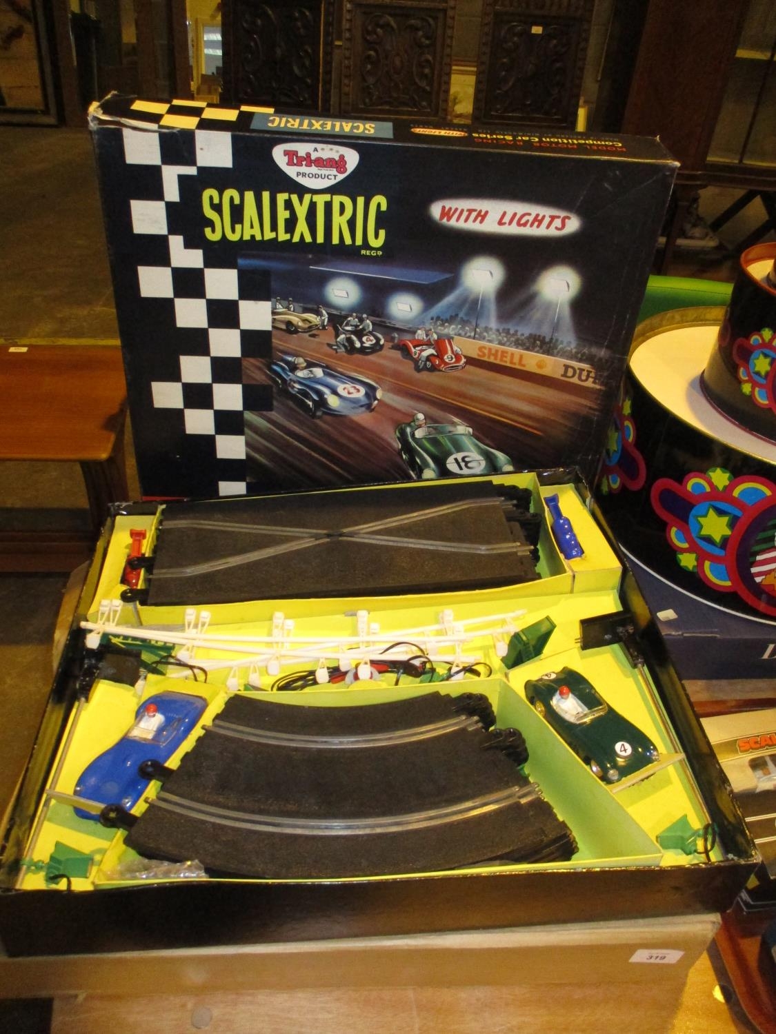 Scalextric Model Motor Racing Competition Car Series with Lights