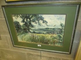 Hamish F. Soutar, Watercolour, Country Scene, 33x51cm