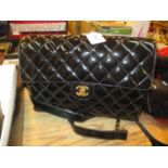 Handbag Bearing Chanel Logo, with Dust Bag and Internal Sticker Number 3973354