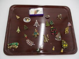 Collection of Christmas Brooches