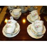 Royal Albert Moss Rose 20 Piece Tea Set