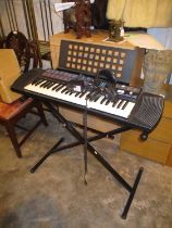 Yamaha PSR-78 Electric Organ with Charger, Stand and Headphones