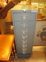 Bisley 8 Drawer Index Chest