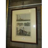 Framed Illustrated London News The Glenlivet Scotch Whisky Distillery