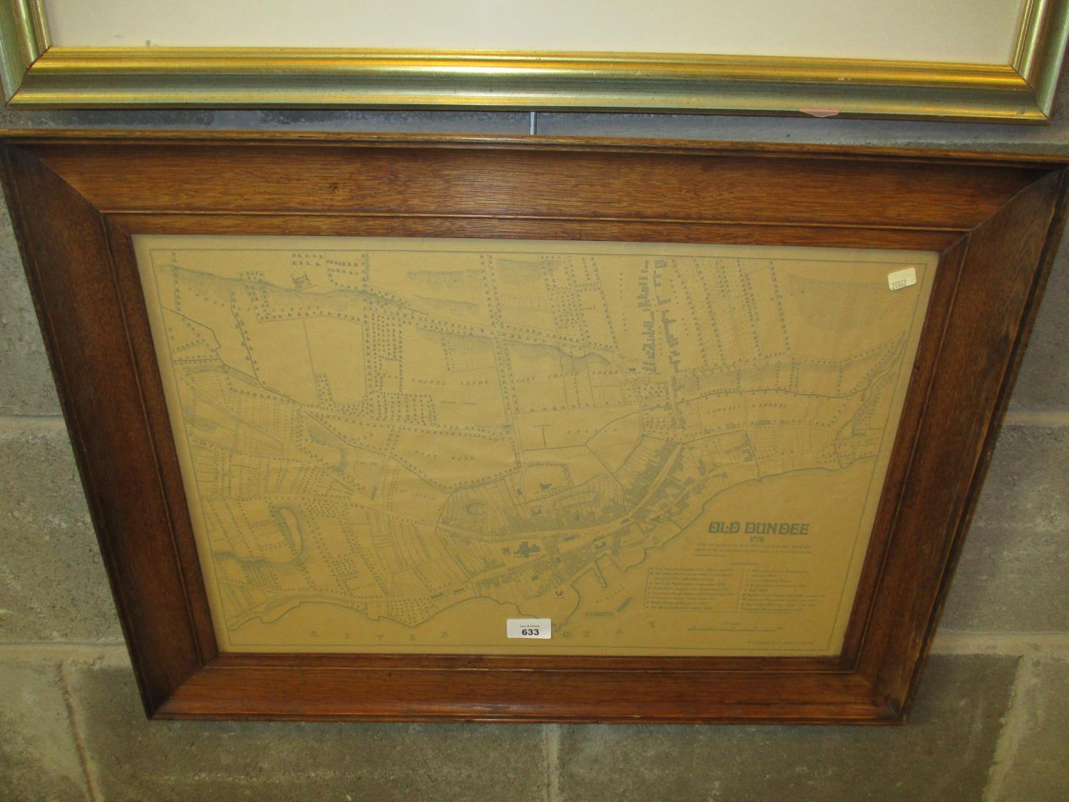 David Winter Print of Old Dundee Plan 1776