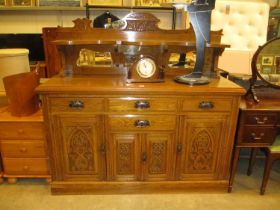 Late Victorian Oak Sideboard, 158cm