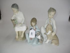 Three Lladro Figures