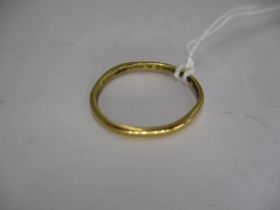 22ct Gold Wedding Ring, 1.91g