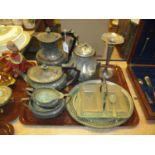 Silver Plated 4 Piece Tea Service etc