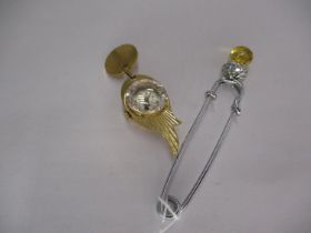 Thistle Kilt Pin and Ladies Sheffield Brooch Watch