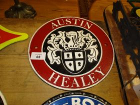 Austin Healey Plaque
