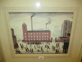 Laurence Stephen Lowry R. A. (British, 1887-1976), Signed Print, Mill Scene, Sold by The Observer
