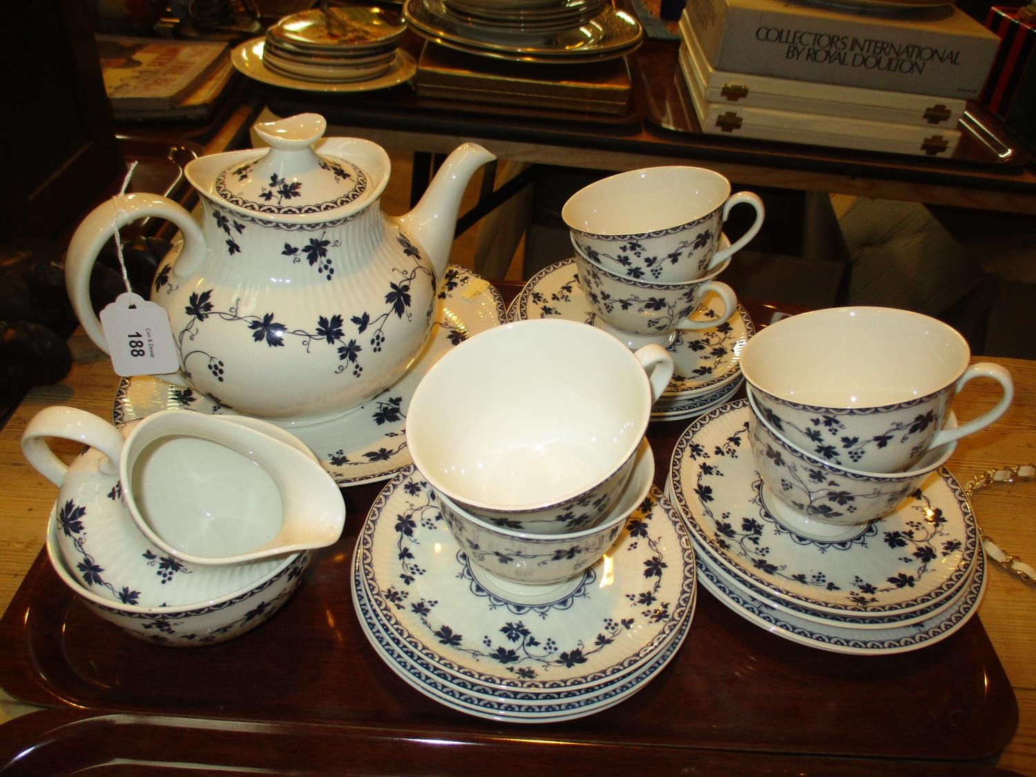 Royal Doulton York Town 22 Piece Tea Set