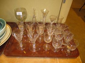 Selection of Antique Glass, Custard Cups etc